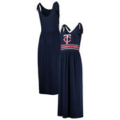 G-III 4Her by Carl Banks Women's Navy Minnesota Twins Game Over Maxi Dress