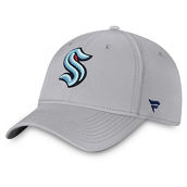 Fanatics Branded Men's Gray Seattle Kraken Core Primary Logo Flex Hat