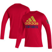 adidas Men's Red Real Salt Lake Vintage Performance Long Sleeve T-Shirt