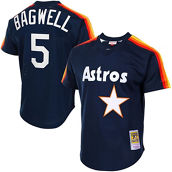 Mitchell & Ness Men's Jeff Bagwell Navy Houston Astros Cooperstown Mesh Batting Practice Jersey