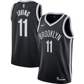 Nike Men's Kyrie Irving Black Brooklyn Nets 2020/21 Swingman Jersey - Icon Edition