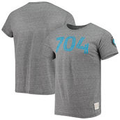 Original Retro Brand Men's Heathered Gray Charlotte FC Area Code Tri-Blend T-Shirt