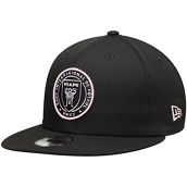 New Era Youth Black Inter Miami CF 9FIFTY Team Logo Snapback Hat