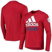 adidas Men's Red Chicago Fire Vintage Performance Long Sleeve T-Shirt