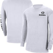 Nike Men's White Georgia Bulldogs Heritage Max 90 Long Sleeve T-Shirt