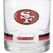 The Memory Company San Francisco 49ers Banded Rocks Glass