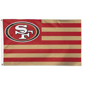 WinCraft San Francisco 49ers 3' x 5' Americana Stars & Stripes Deluxe Flag