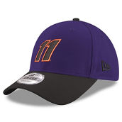 New Era Men's Purple/Black Denny Hamlin 9FORTY Snapback Adjustable Hat