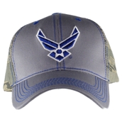 US Air Force Distressed Camo Back Cap