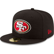 New Era Men's Black San Francisco 49ers Team 59FIFTY Fitted Hat