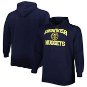 Profile Men's Navy Denver Nuggets Big & Tall Heart & Soul Pullover Hoodie