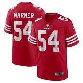 Nike Men's Fred Warner Scarlet San Francisco 49ers Player Game Jersey