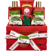 Lovery Bath And Body Christmas Gift Cherry Twinkle Bell Home Spa Set