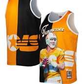 Mitchell & Ness Men's Peyton Manning Black/Tennessee Orange Tennessee Volunteers Sublimated Player Tank Top