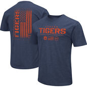 Colosseum Men's Heather Navy Auburn Tigers OHT Military Appreciation Flag 2.0 T-Shirt