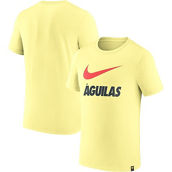 Nike Men's Yellow Club America Swoosh Logo T-Shirt