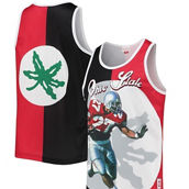 Mitchell & Ness Men's Eddie George Black/Scarlet Ohio State Buckeyes Sublimated Player Tank Top