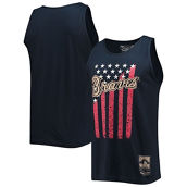Mitchell & Ness Men's Navy Atlanta Braves Cooperstown Collection Stars and Stripes Tank Top