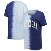 Gameday Couture Women's Navy Michigan Wolverines Find Your Groove Split-Dye T-Shirt
