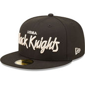New Era Men's Black Army Black Knights Script Original 59FIFTY Fitted Hat