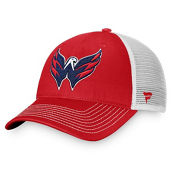 Men's Fanatics Branded Red/White Washington Capitals Core Primary Trucker Snapback Hat