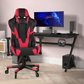 Flash Furniture LeatherSoft Gaming Chair with Roller Wheels