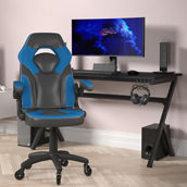 Flash Furniture LeatherSoft Gaming Chair - Skate Wheels