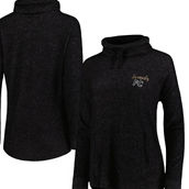 Boxercraft Women's Heathered Black LAFC Cuddle Tri-Blend Pullover Sweatshirt