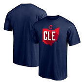 Fanatics Branded Men's Navy Cleveland Indians Hometown CLE T-Shirt