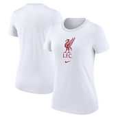 Nike Women's White Liverpool Crest T-Shirt