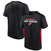 Fanatics Branded Men's Black/Red Detroit Red Wings Authentic Pro Rink Tech T-Shirt
