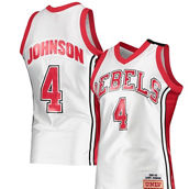 Mitchell & Ness Men's Larry Johnson White UNLV Rebels 1989/90 Authentic Throwback Jersey