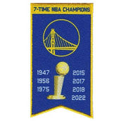 Emblem Source Golden State Warriors 7-Time NBA Finals s Dynasty FanPatch