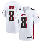 Nike Men's Kyle Pitts White Atlanta Falcons Game Player Jersey