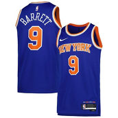 Nike Unisex RJ Barrett Blue New York Knicks Swingman Jersey - Icon Edition