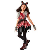 Girl Werewolf Child Costume