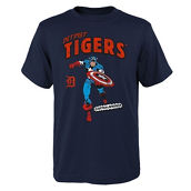 Outerstuff Youth Navy Detroit Tigers Team Captain America Marvel T-Shirt