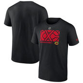 Fanatics Branded Men's Black Chicago Blackhawks Authentic Pro Core Collection Secondary T-Shirt