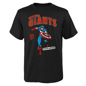 Outerstuff Youth Black San Francisco Giants Team Captain America Marvel T-Shirt