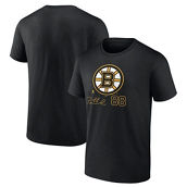 Fanatics Branded Men's David Pastrnak Black Boston Bruins Name and Number T-Shirt