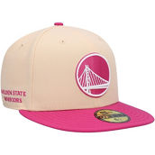 New Era Men's Orange/Pink Golden State Warriors Passion Mango 59FIFTY Fitted Hat
