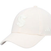 adidas Men's Cream Seattle Kraken Zero Dye Slouch Adjustable Hat