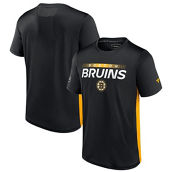 Fanatics Men's Fanatics Black/Gold Boston Bruins Authentic Pro Rink Tech T-Shirt