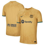 Nike Men's Yellow Barcelona 2022/23 Away Authentic Blank Jersey
