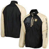 G-III Sports by Carl Banks Men's Black/Gold Army Black Knights Point Guard Raglan Half-Zip Jacket