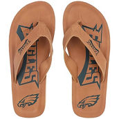 FOCO Men's Philadelphia Eagles Color Pop Flip Flop Sandals