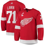 adidas Men's Dylan Larkin Red Detroit Red Wings Home Captain Patch Primegreen Authentic Pro Player Jersey