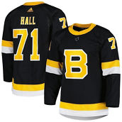 adidas Men's Taylor Hall Black Boston Bruins Primegreen Authentic Pro Alternate Player Jersey