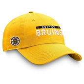 Fanatics Branded Men's Gold Boston Bruins Authentic Pro Rink Adjustable Hat