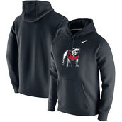Nike Men's Black Georgia Bulldogs Vintage School Logo Pullover Hoodie